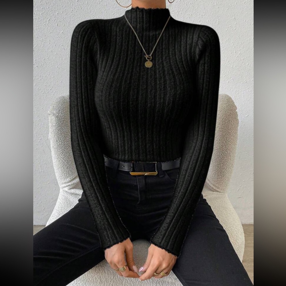 Boho ribbed knit  top